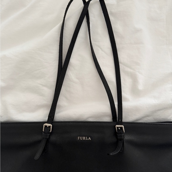 Furla Black Leather Women's Tote Bag - Picture 8 of 12